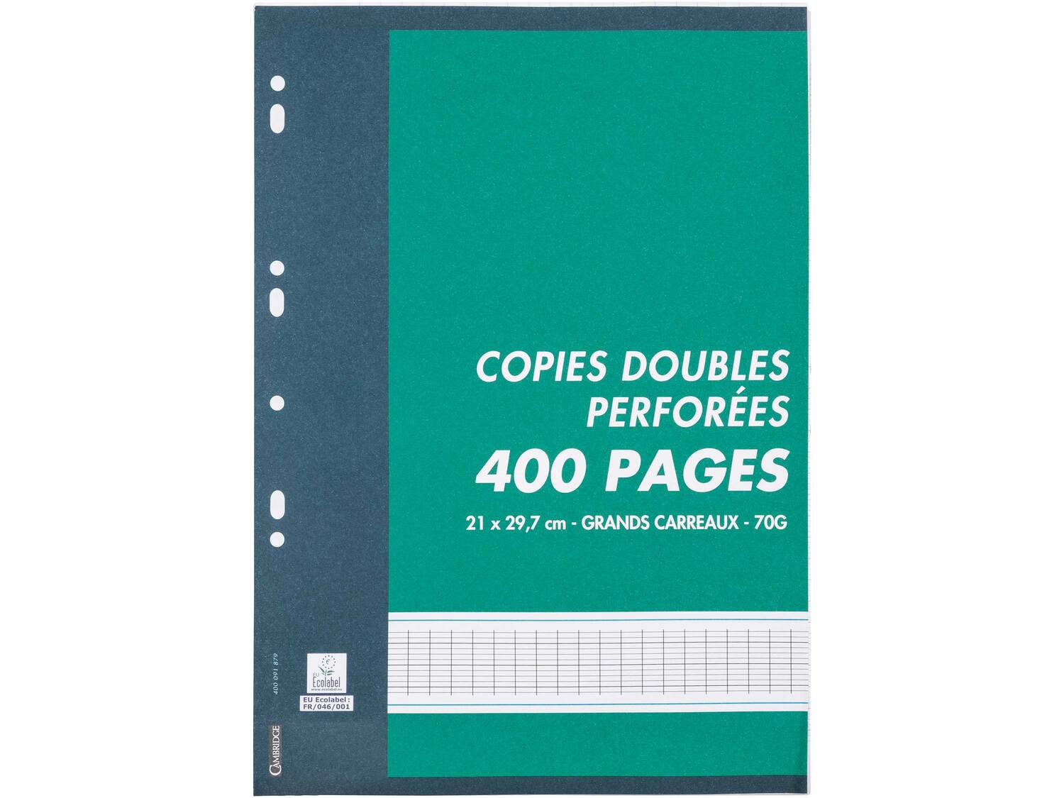 Feuilles simples ou copies doubles perforées , le prix 1.49 €
- 21 x ...