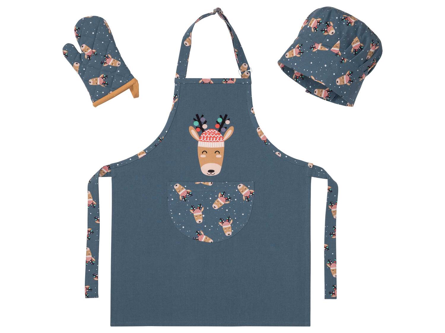 Ensemble de cuisine enfant , le prix 5.99 €
- Ex. tablier/toque : 100 % coton, ...