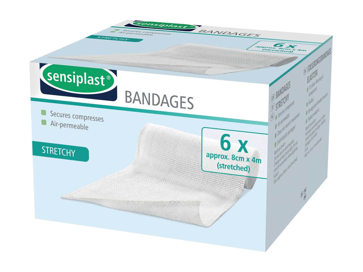 Bandage, bandes ou compresses , le prix 1.99 €
- Au choix : Bandes de contention, ...