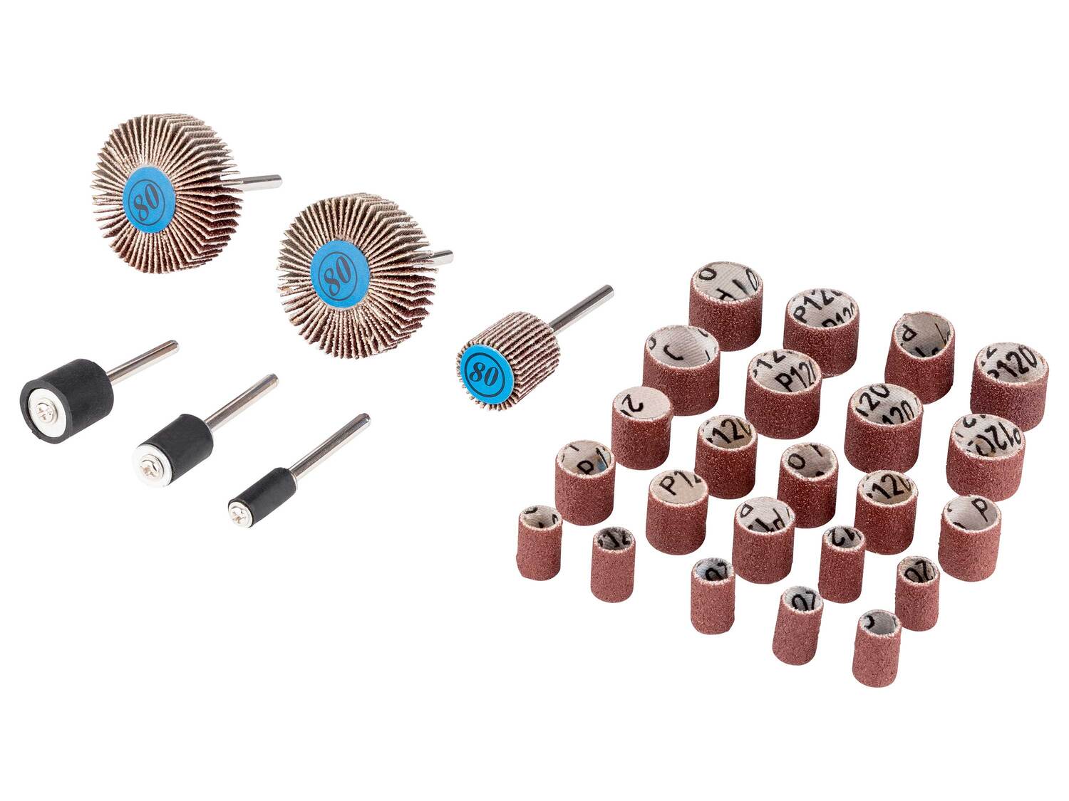 Accessoires pour mini-outil , le prix 1.99 €
- Au choix :
- Set de meules sur ...