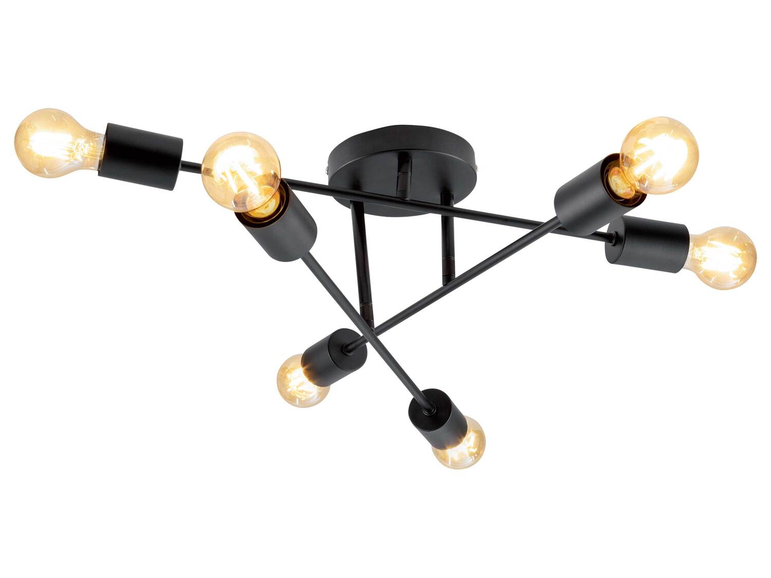 Plafonnier à LED , le prix 29.99 €
- Flux lumineux total : 2 400 lm (6 x 400 ...