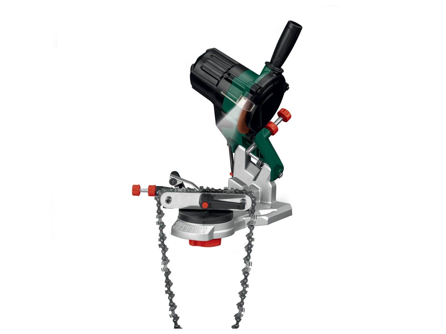 Affûteuse de chaînes Parkside, le prix 24.99 €
- 85 W
- Rail de guidage de ...