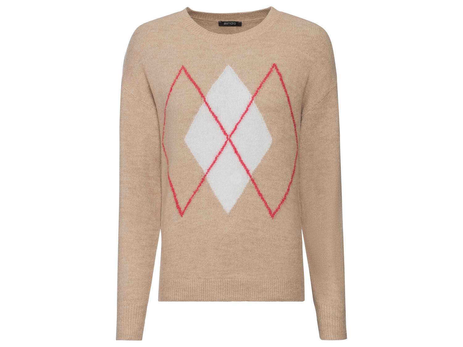Pull en maille Esmara, le prix 9.99 €
- Du S au XL selon modèle
- Ex. 69 % ...