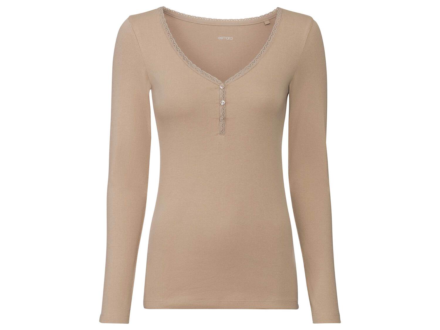 T-shirt côtelé à manches longues , le prix 4.99 €
- Du S au XL selon modèle
- ...