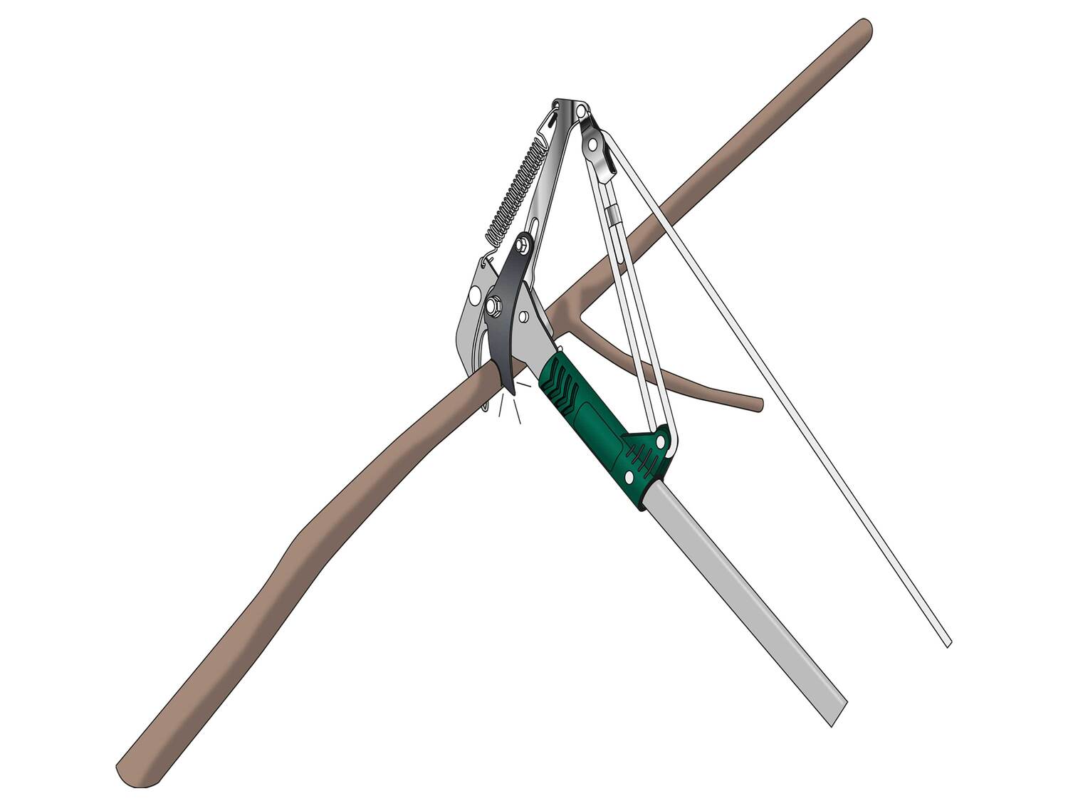Coupe-branches télescopique avec scie , le prix 14.99 €
- Manche télescopique ...