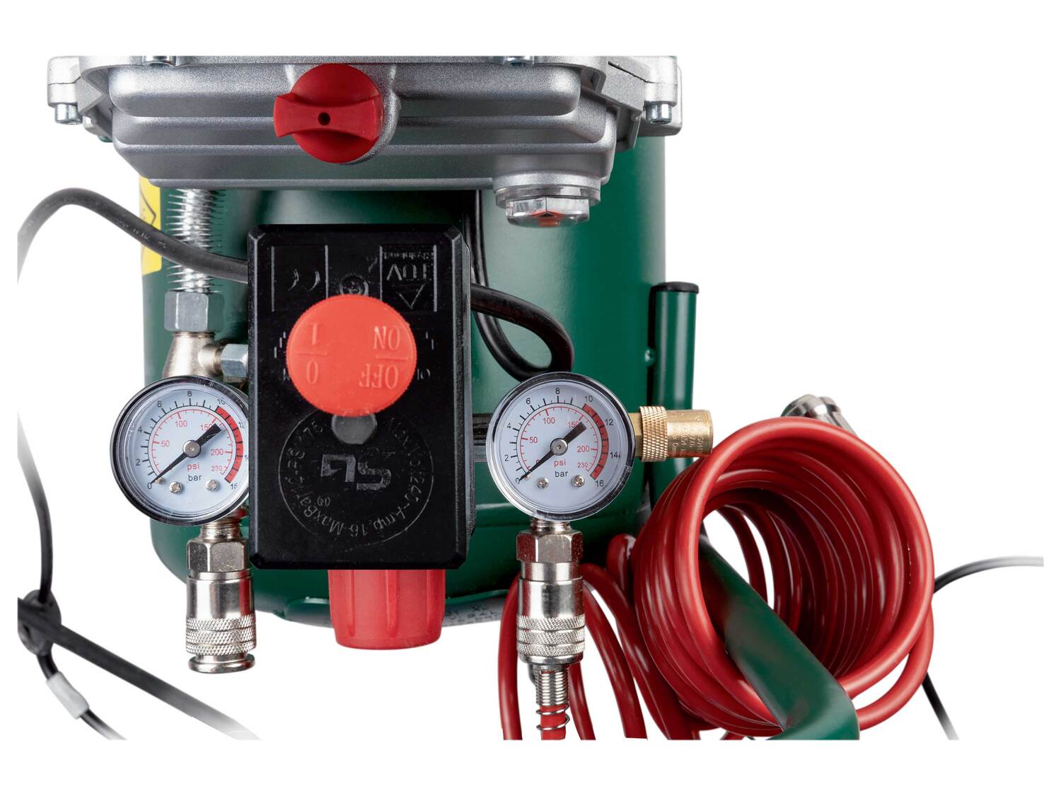 Compresseur Parkside PKO24B2 , le prix 109.00 €
- Env. 24 L
- 1,8 kW (2,45 ...