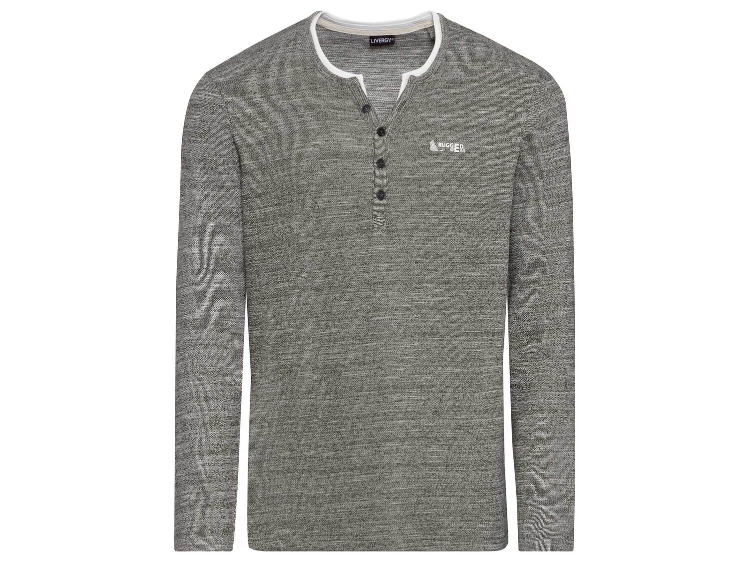 T-shirt manches longues Livergy, le prix 4.99 €
- Du S au XL selon modèle
- ...