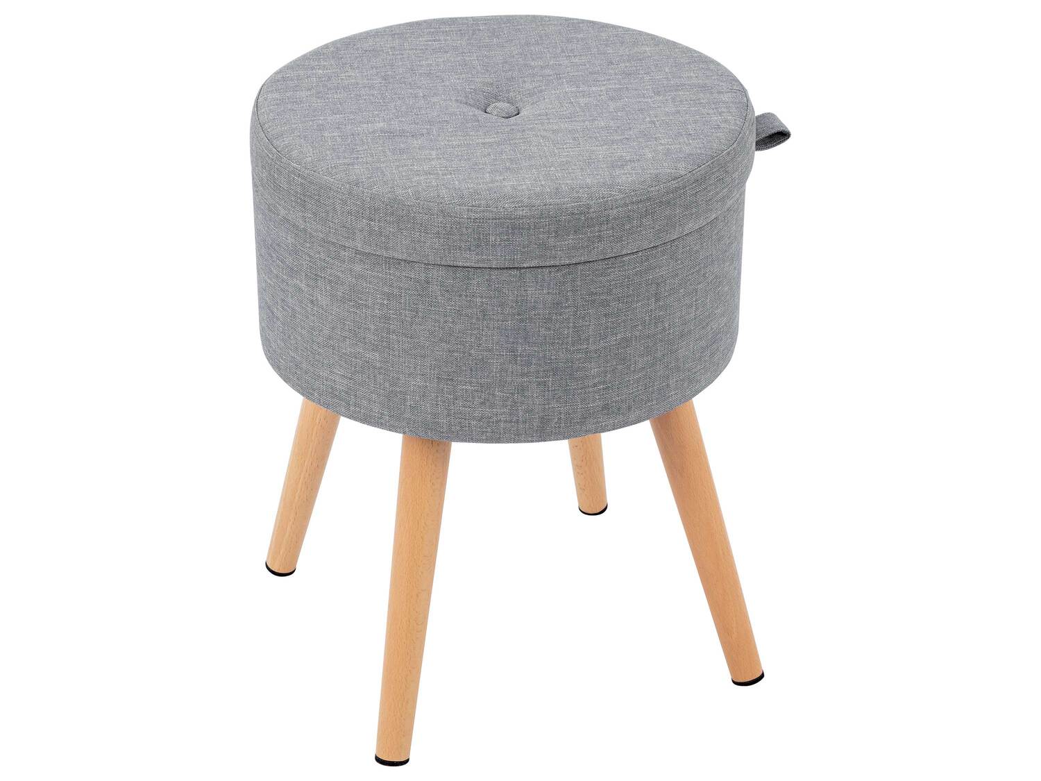 Tabouret avec rangement , le prix 19.99 €
- Env. 36 x 45 cm (Ø x h)
- 110 ...