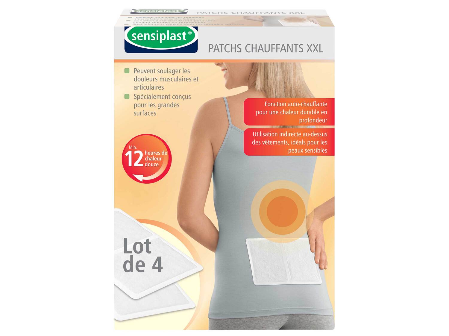 Ceinture ou patchs chauffants , le prix 3.99 €
- Au choix :
- Ceinture chauffante ...
