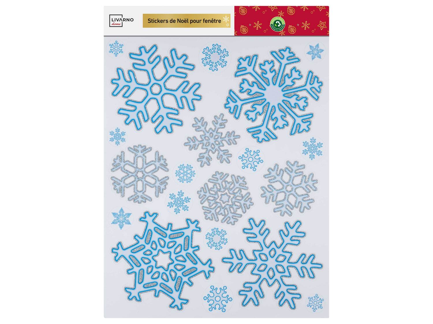 Stickers de fenêtre de Noël , le prix 1.29 €
- Dimensions feuille : ...
