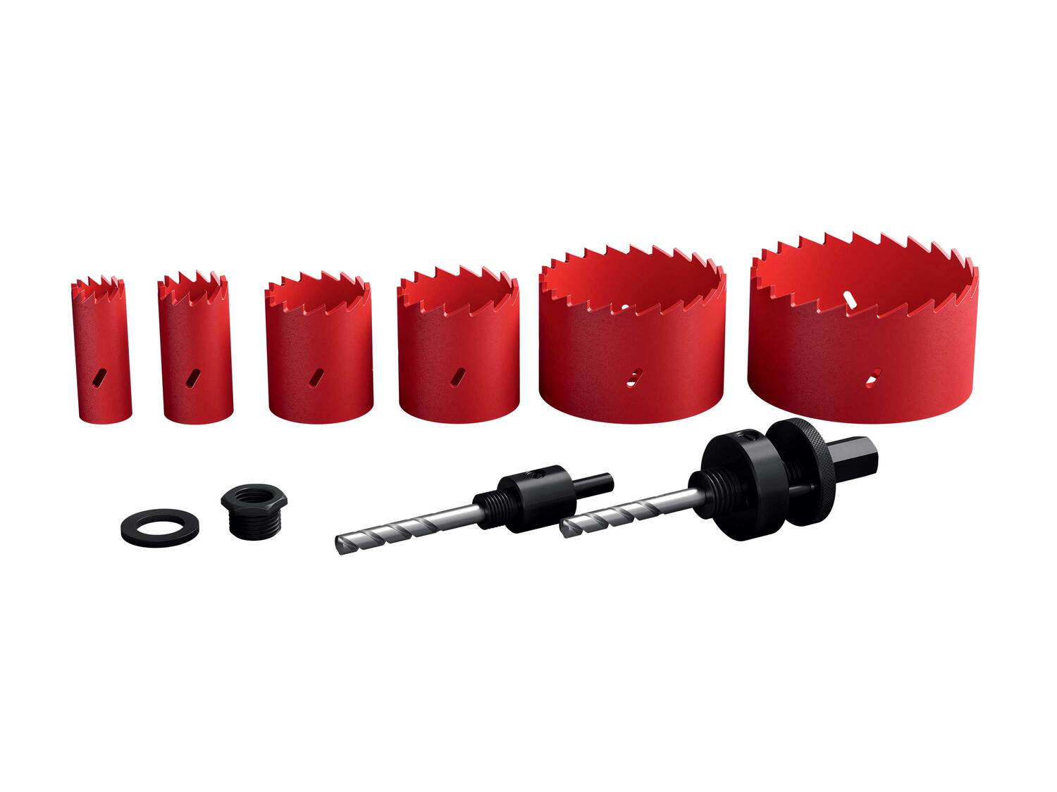 Scies-cloches Parkside, le prix 9.99 €
- Au choix :
- Scies-cloches bimétalliques ...