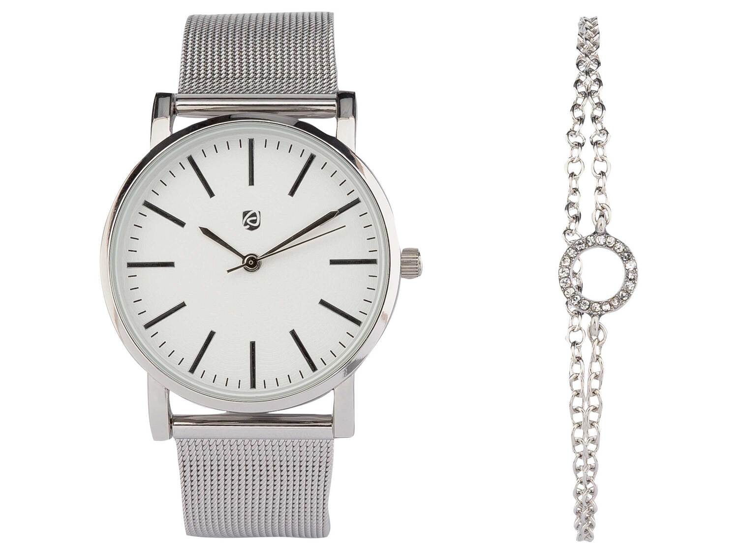 Parure montre et bracelet , le prix 9.99 €
- Au choix :
- Mécanisme à quartz ...