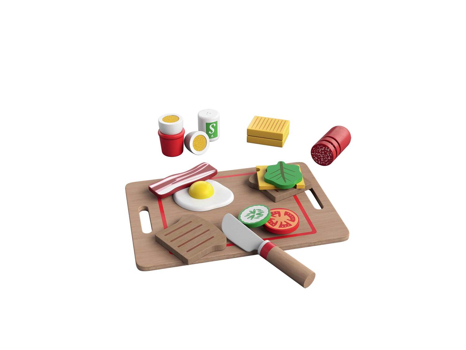 Aliments en bois , le prix 6.99 €
- Au choix : Set fruits, 14 pièces, ...