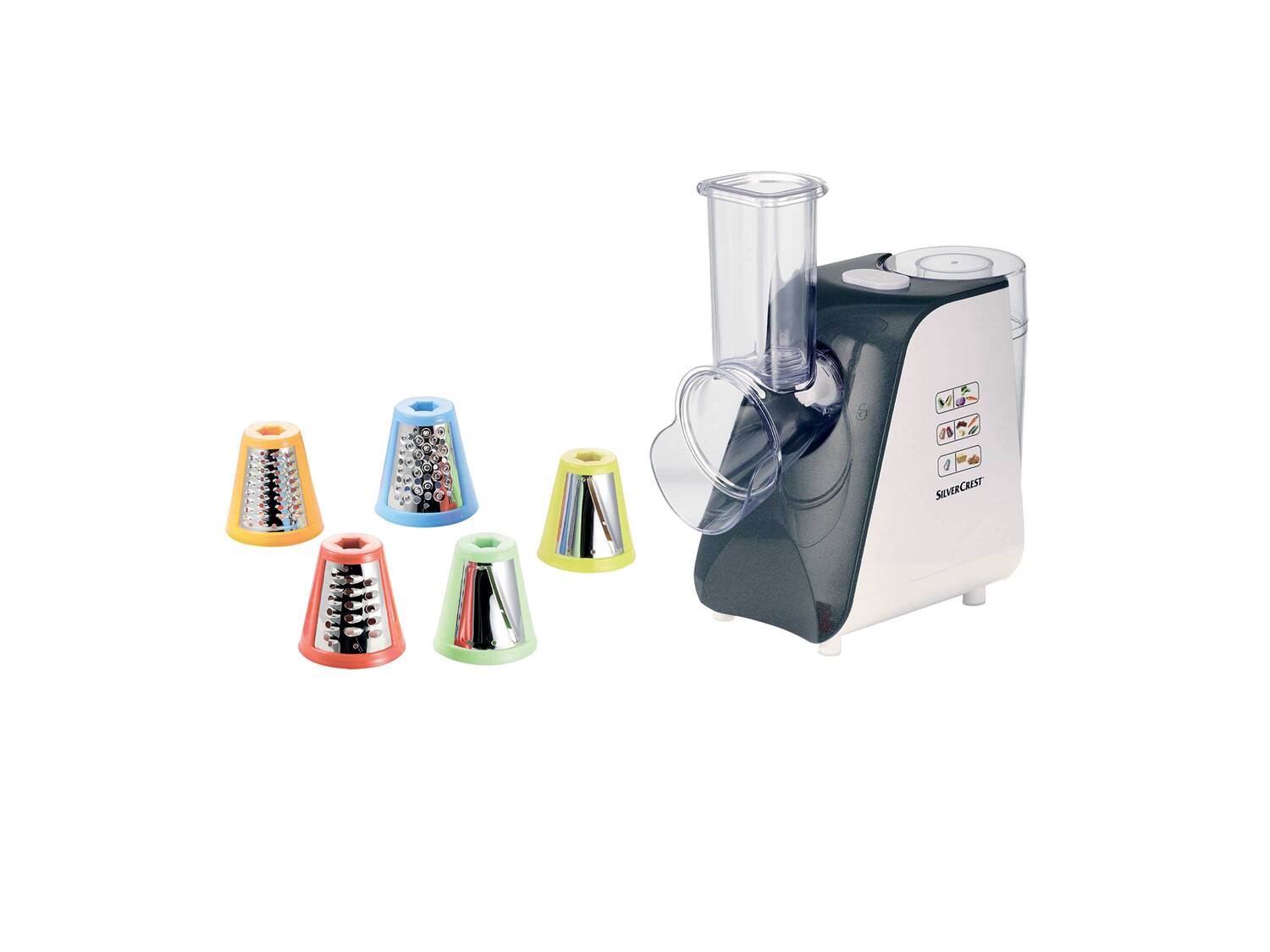 Râpe à légumes électrique , le prix 19.99 €
- 150 W
- Pour râper, émincer ...