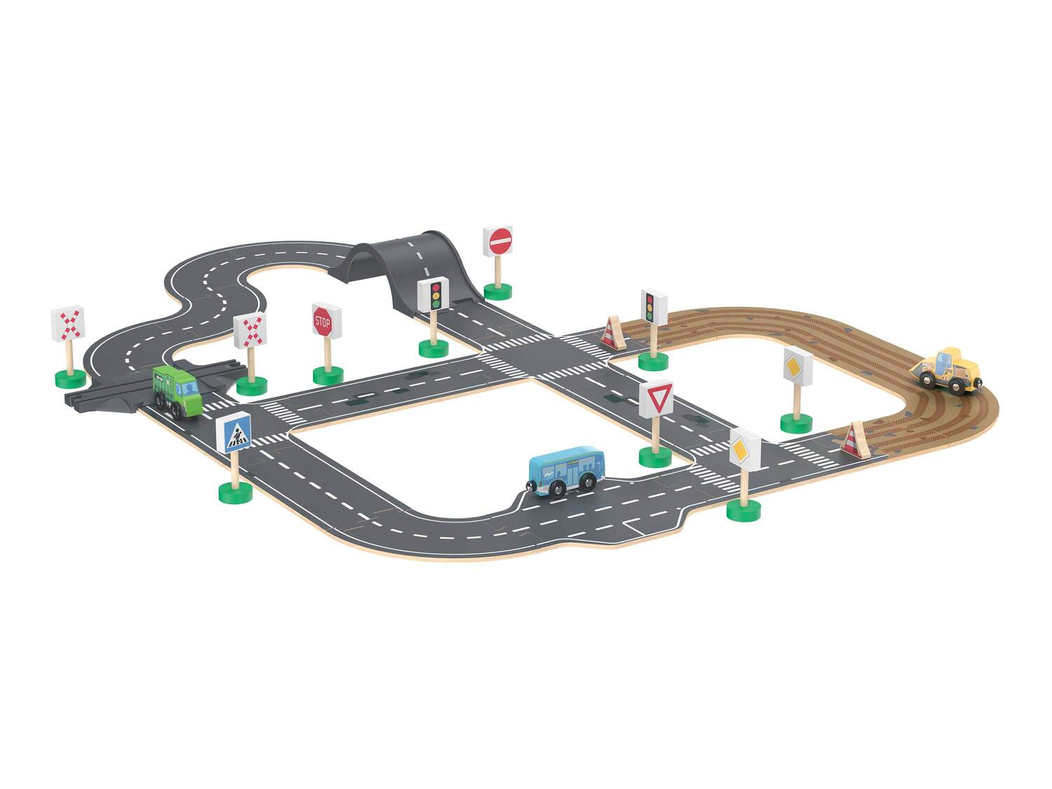 Set de routes en bois , le prix 21.99 €
- Au choix :
- Set de routes-Ville ...