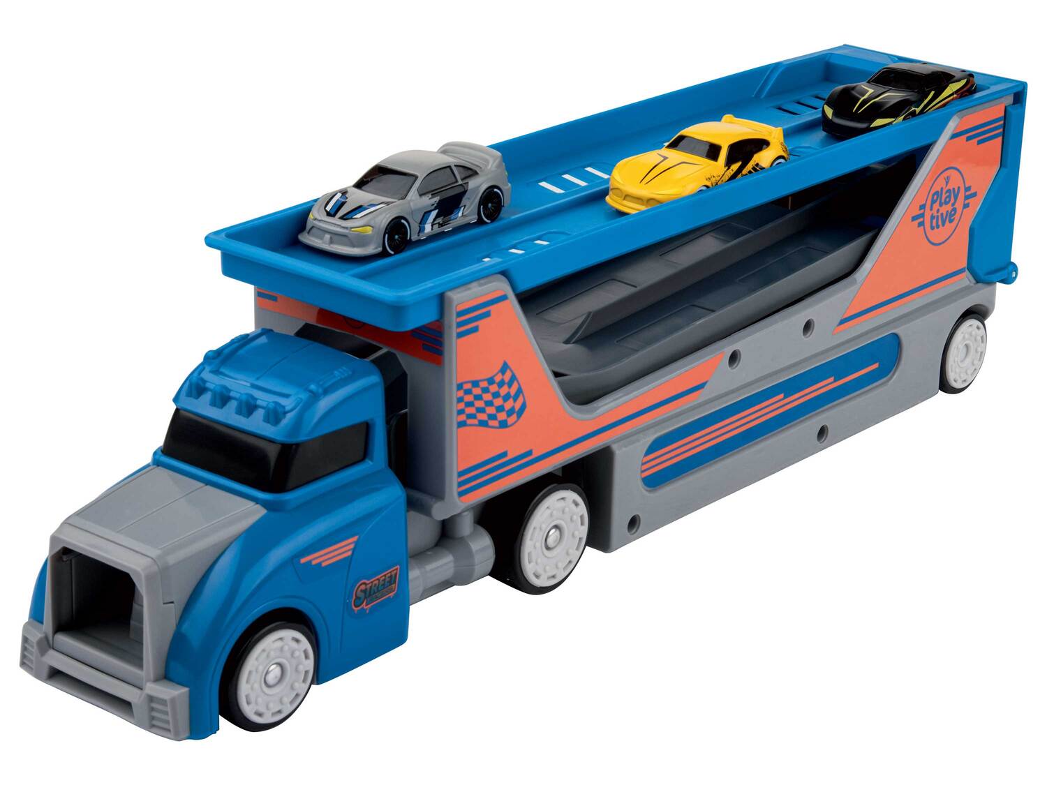 Camion porte-voitures , le prix 19.99 €
- Env. 41,3 x 11,5 x 8,5 cm (L ...