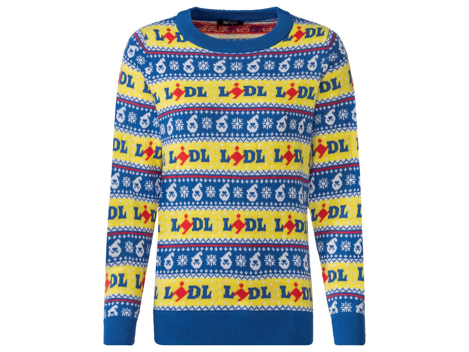 Pull de Noël Lidl femme , le prix 9.99 €
- Du S au XL selon modèle.
- ...