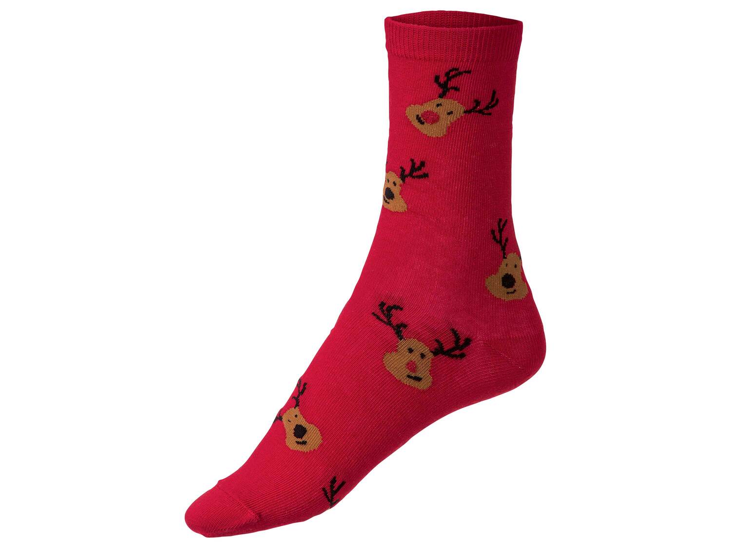 Chaussettes de Noël femme , le prix 3.49 €
- Du 35/38 au 39/42 selon ...