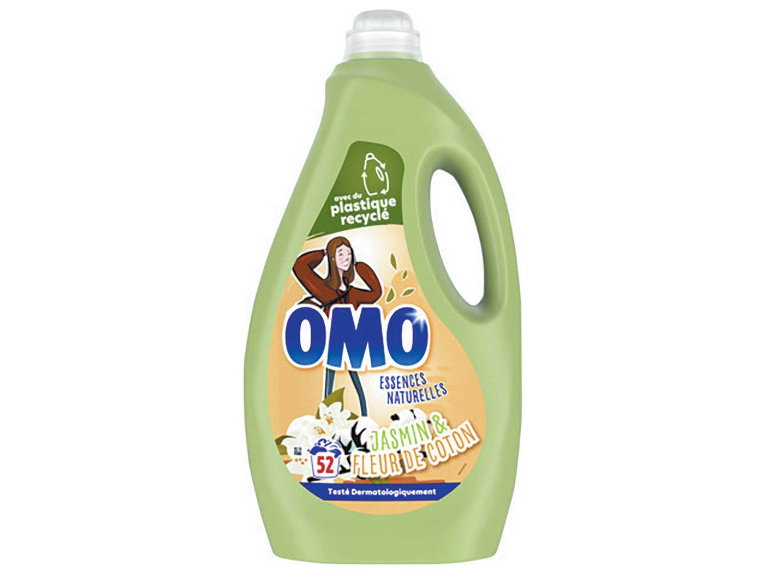 OMO lessive liquide , le prix 4.79 €
- Le produit de 2,6 L : 7,99 € ...