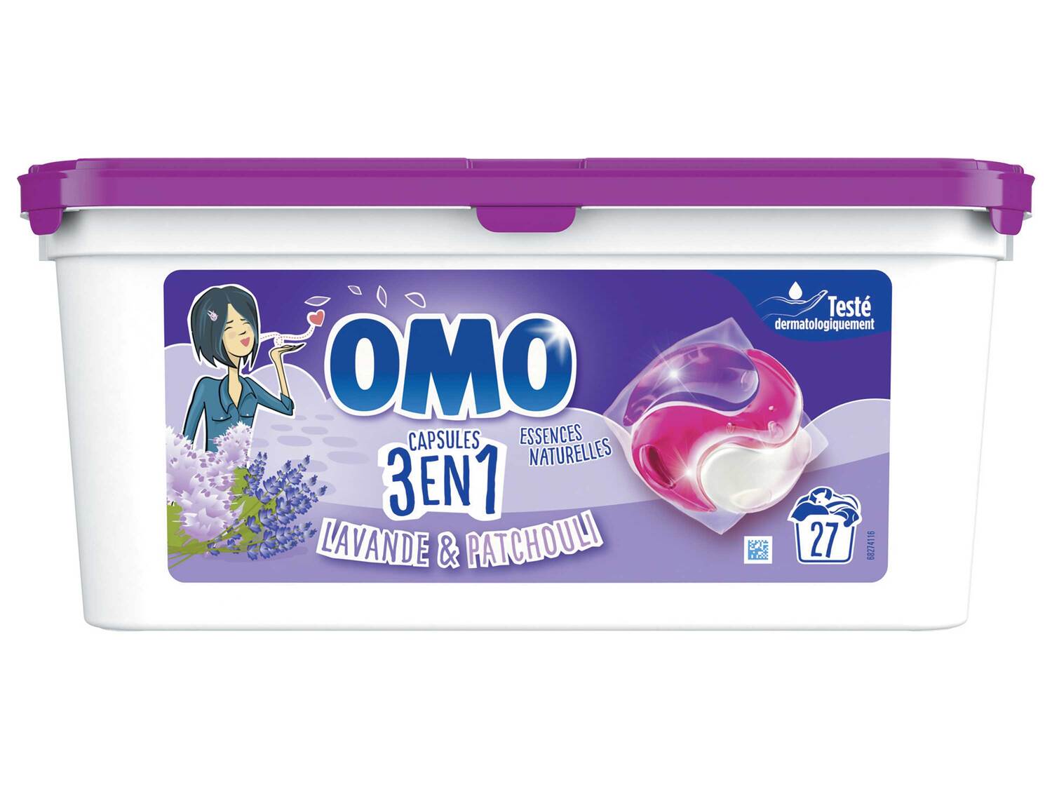 OMO Caps 3 en 1 , le prix 4.45 €
- Le produit de 27 pièces : 8,90 €
- Les ...