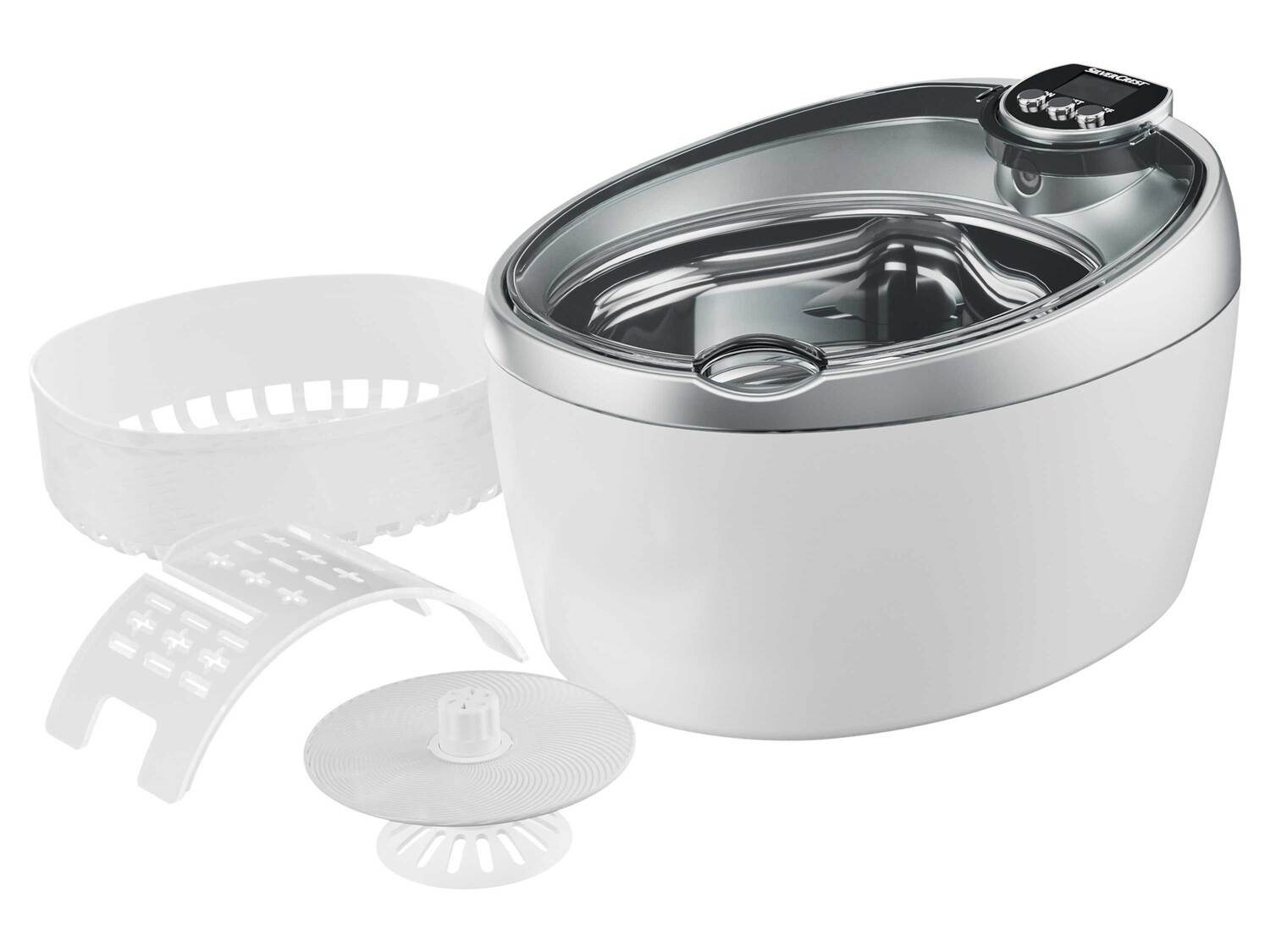 Nettoyeur à ultrasons , le prix 19.99 €
- 50 W
- Cuve graduée d'env. ...