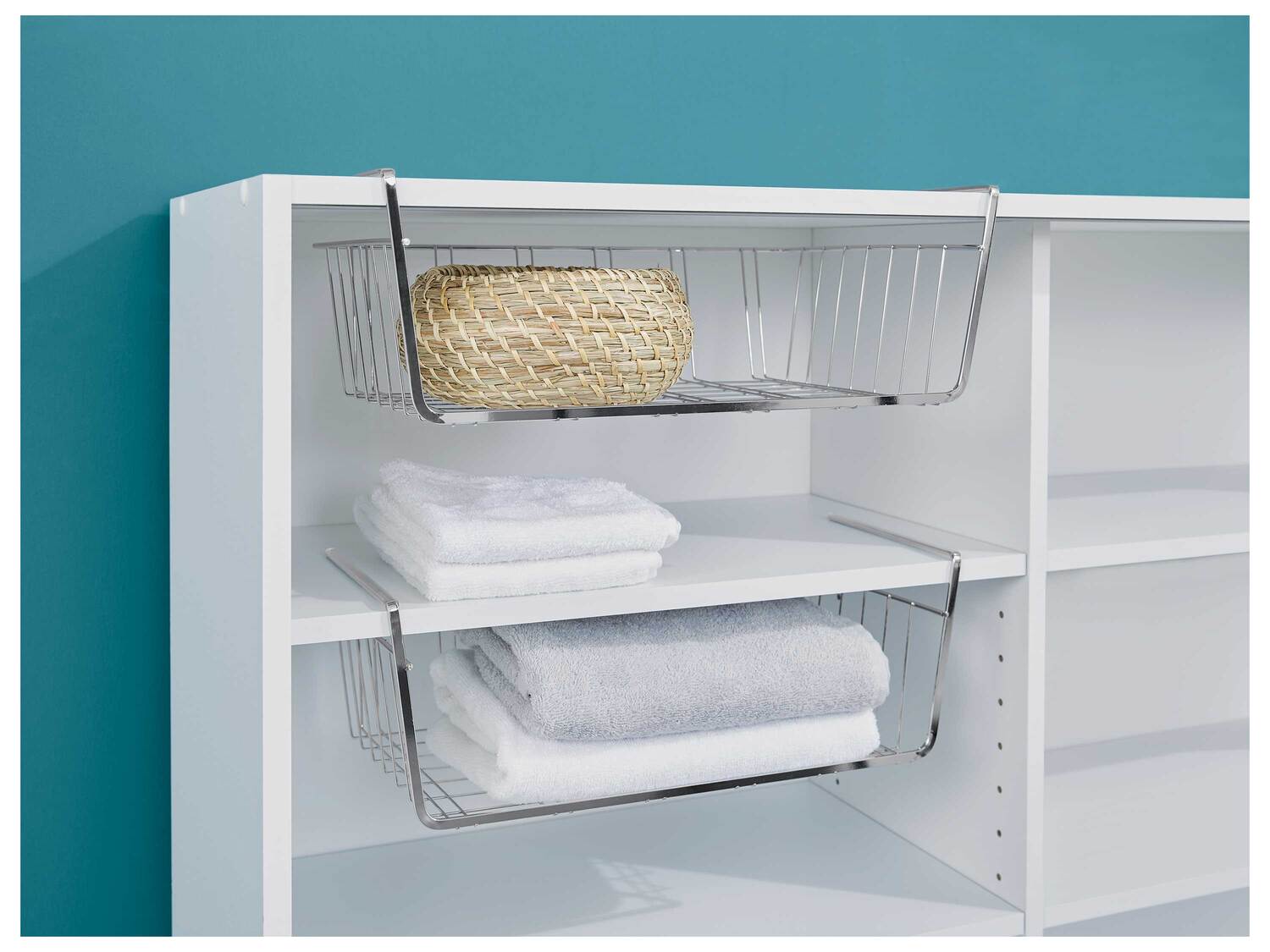 Paniers pour armoire , le prix 5.99 €
- Lot de 2
- En fer chromé
- Espace ...