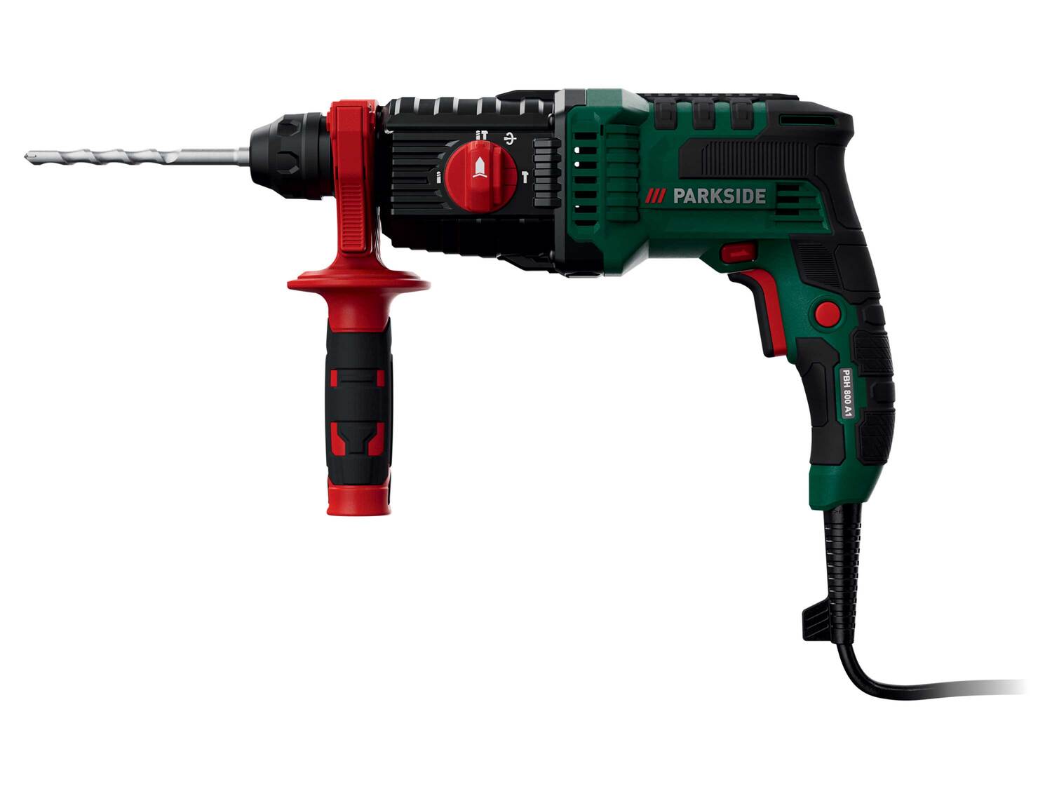 Perforateur burineur Parkside SDS, le prix 39.99 €
- 800 W
- Puissance de frappe ...