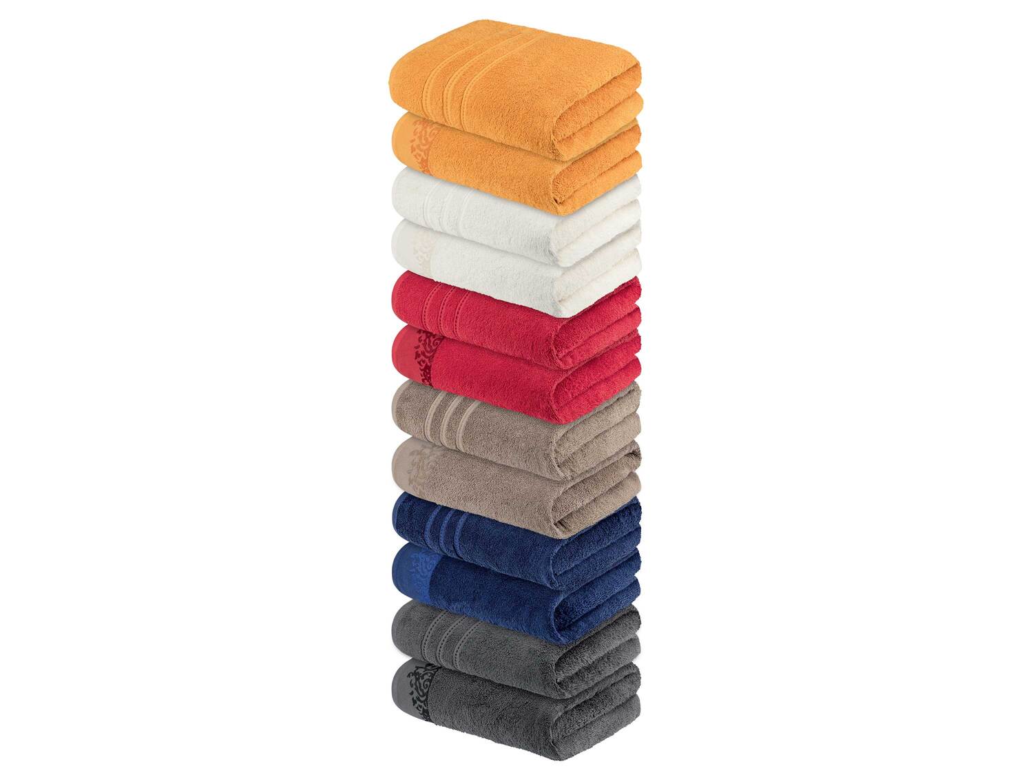 Serviettes en éponge , le prix 2.49 €
- 100% coton
- Au choix :
- Serviette ...