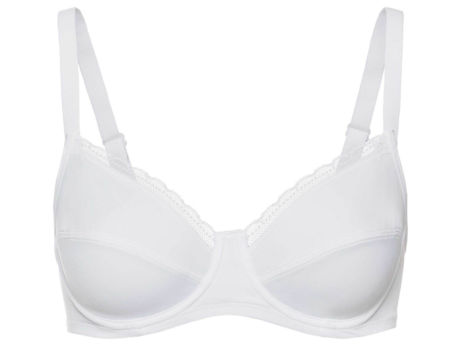 Soutien-gorge , le prix 8.99 €
- Du 90B au 100D selon modèle
- Ex. 86 % polyamide ...