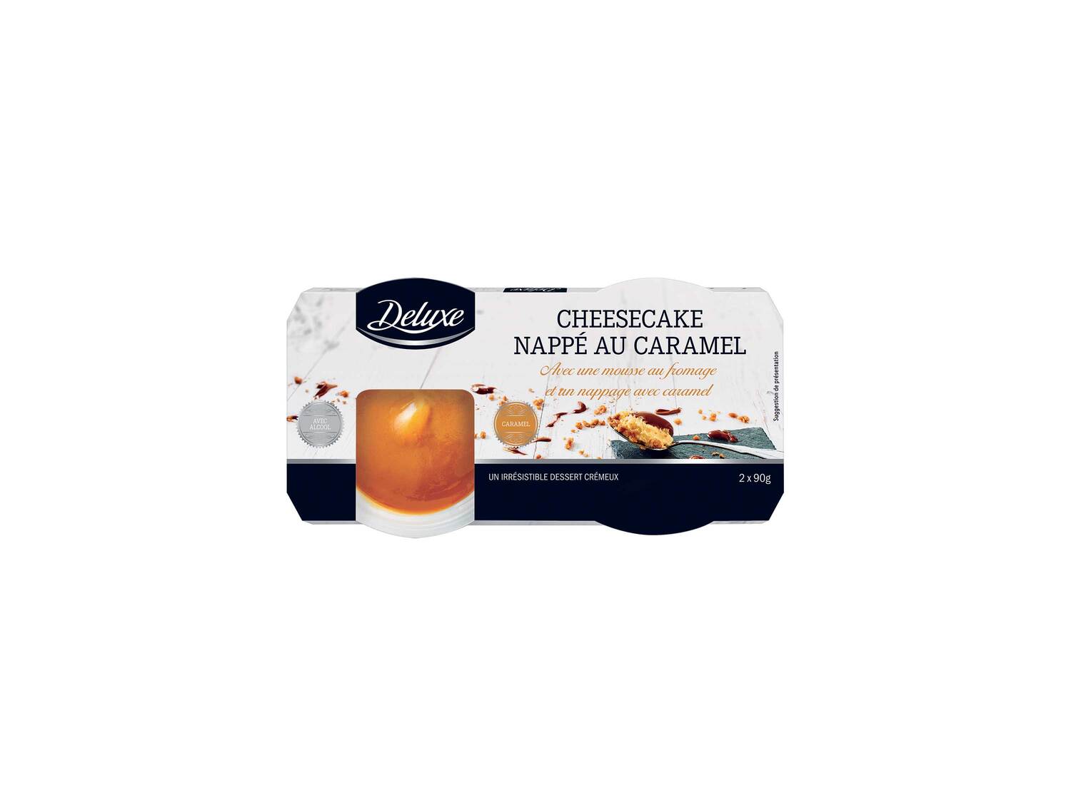 Cheesecake , le prix 1.99 €
- Au choix : chocolat ou caramel et biscuits ...