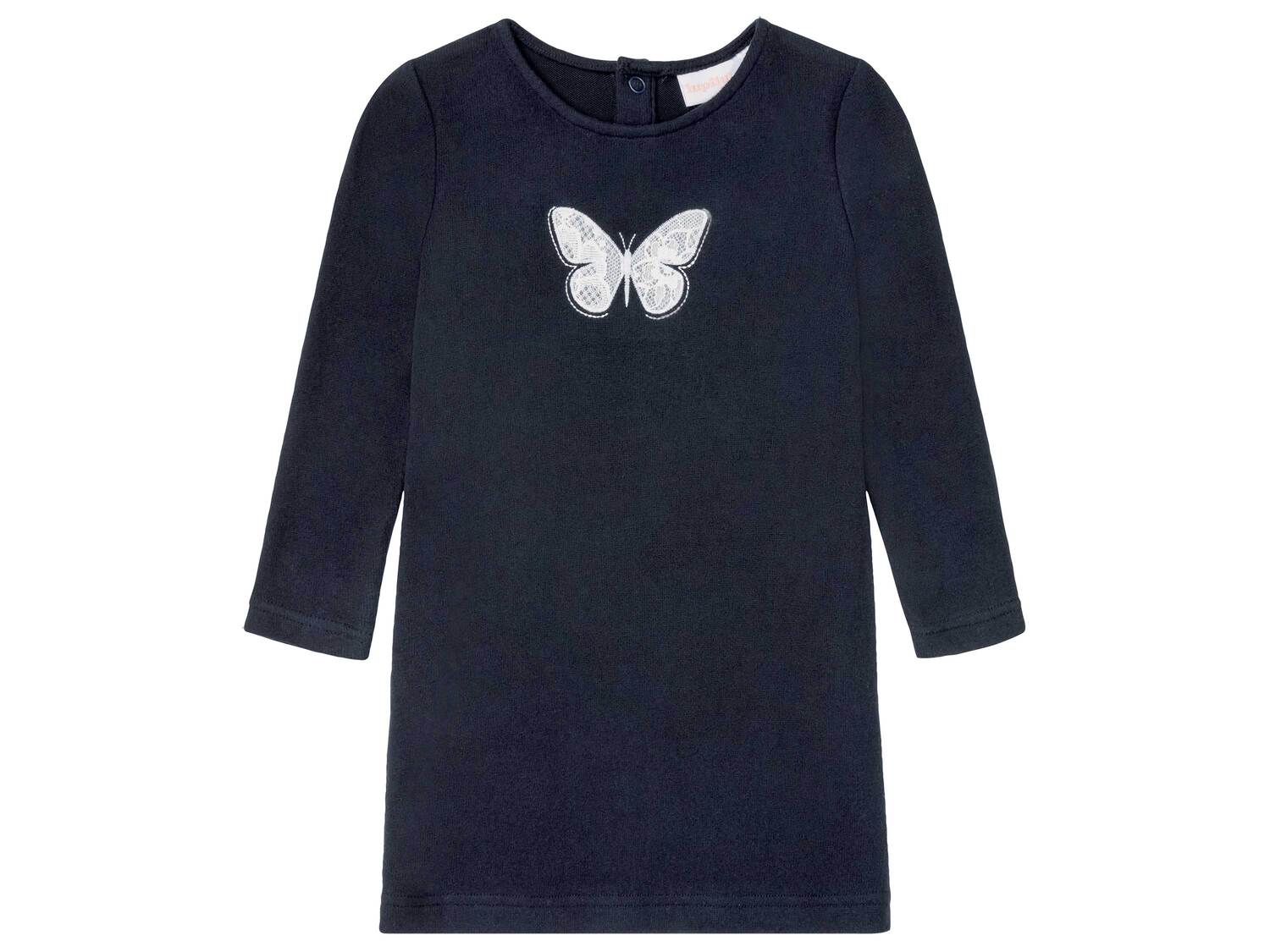 Robe , le prix 6.99 €
- Du 12-24 mois (86/-2 cm) au 4-6 ans (110-116 m) selon ...