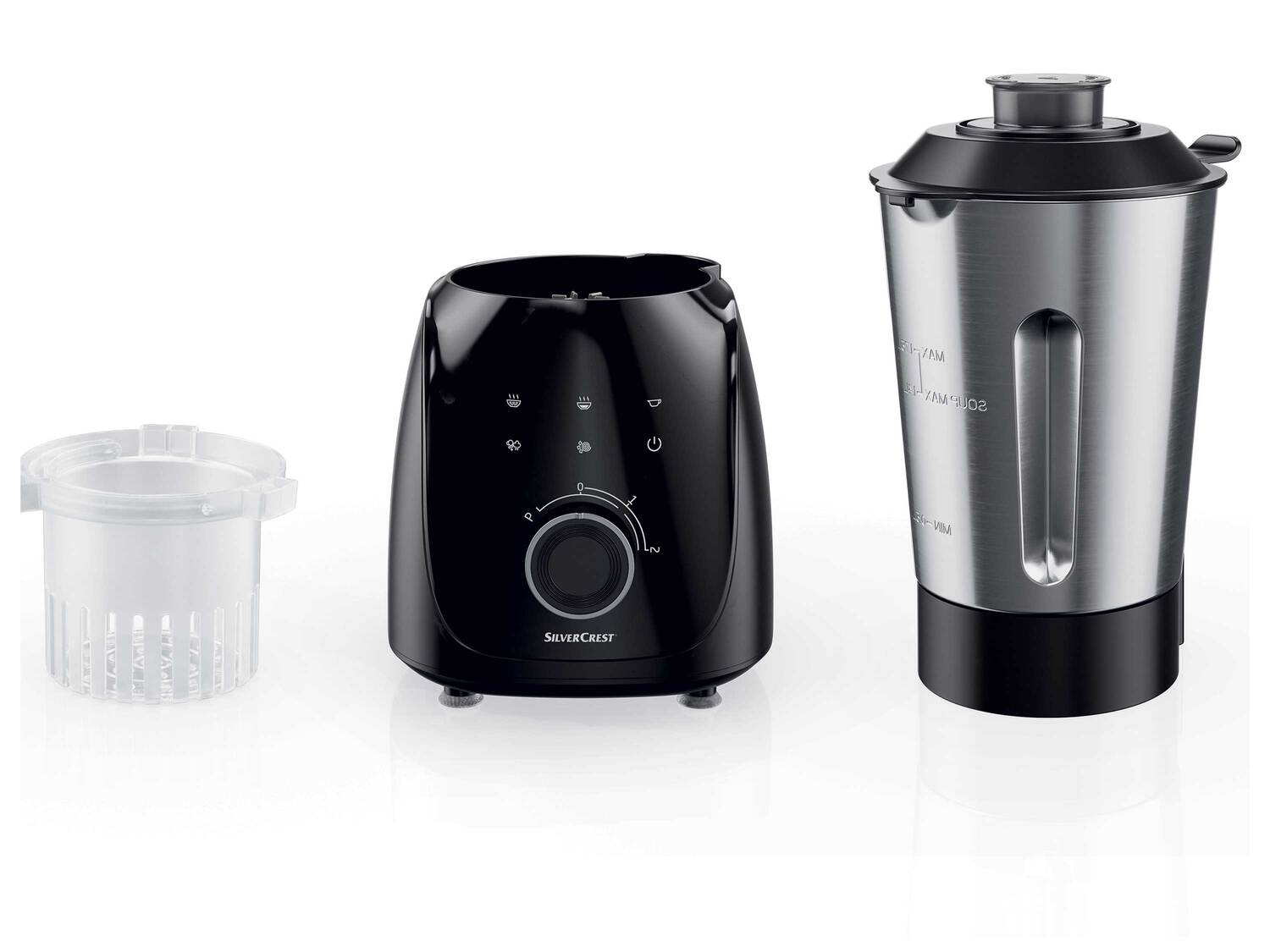Blender avec fonction cuisson , le prix 64.99 €
- 1 000 W
- Env. 1,75 L
- ...