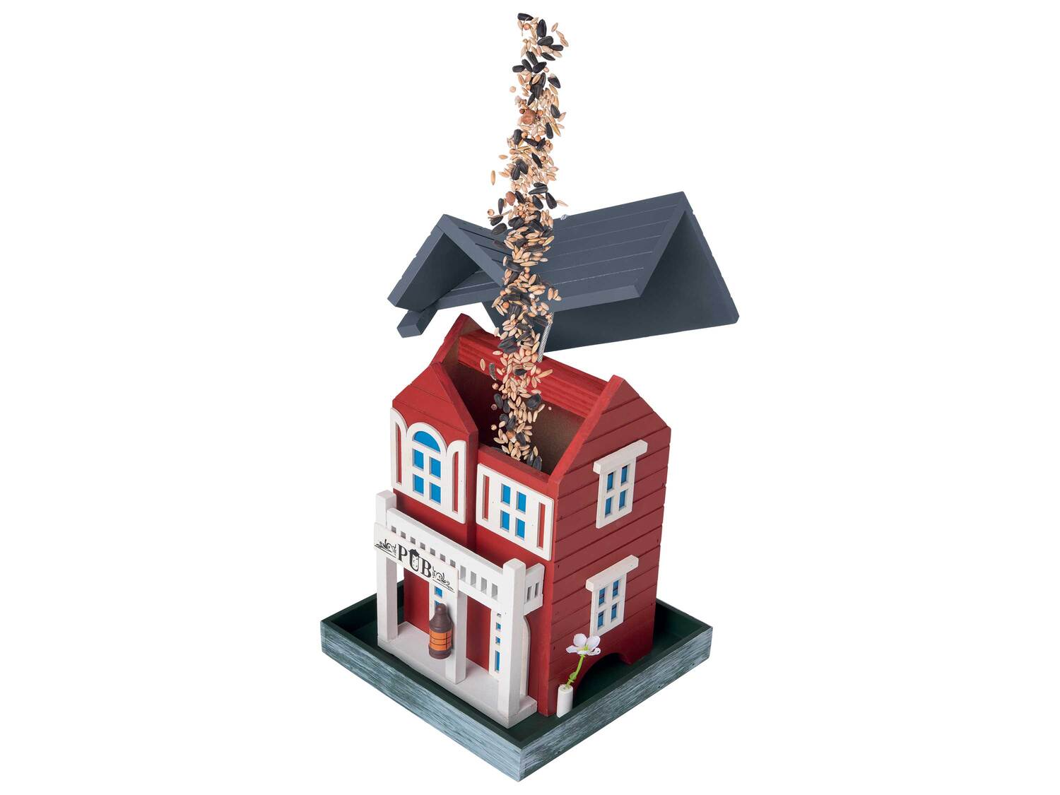 Nichoir , le prix 8.99 €
- Env. 18 x 23 x 18 cm (l x h x p)
- Corde de suspension ...