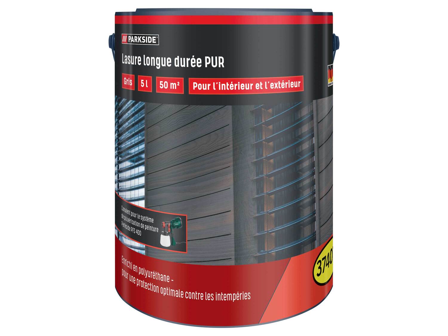 Lasure longue durée , le prix 11.99 €
- Env. 5 L pour env. 50 m²
- Intérieur ...