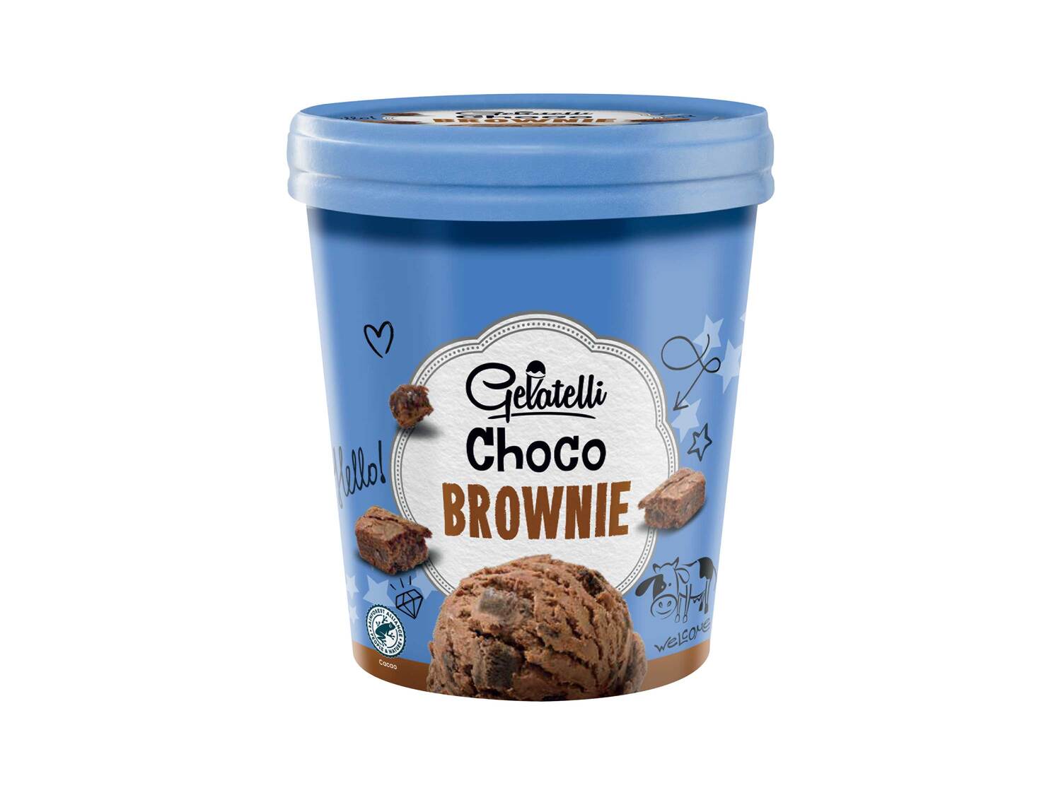 Glace à laméricaine , le prix 2.49 €
- Au choix : Cheeky caramel, choco ...