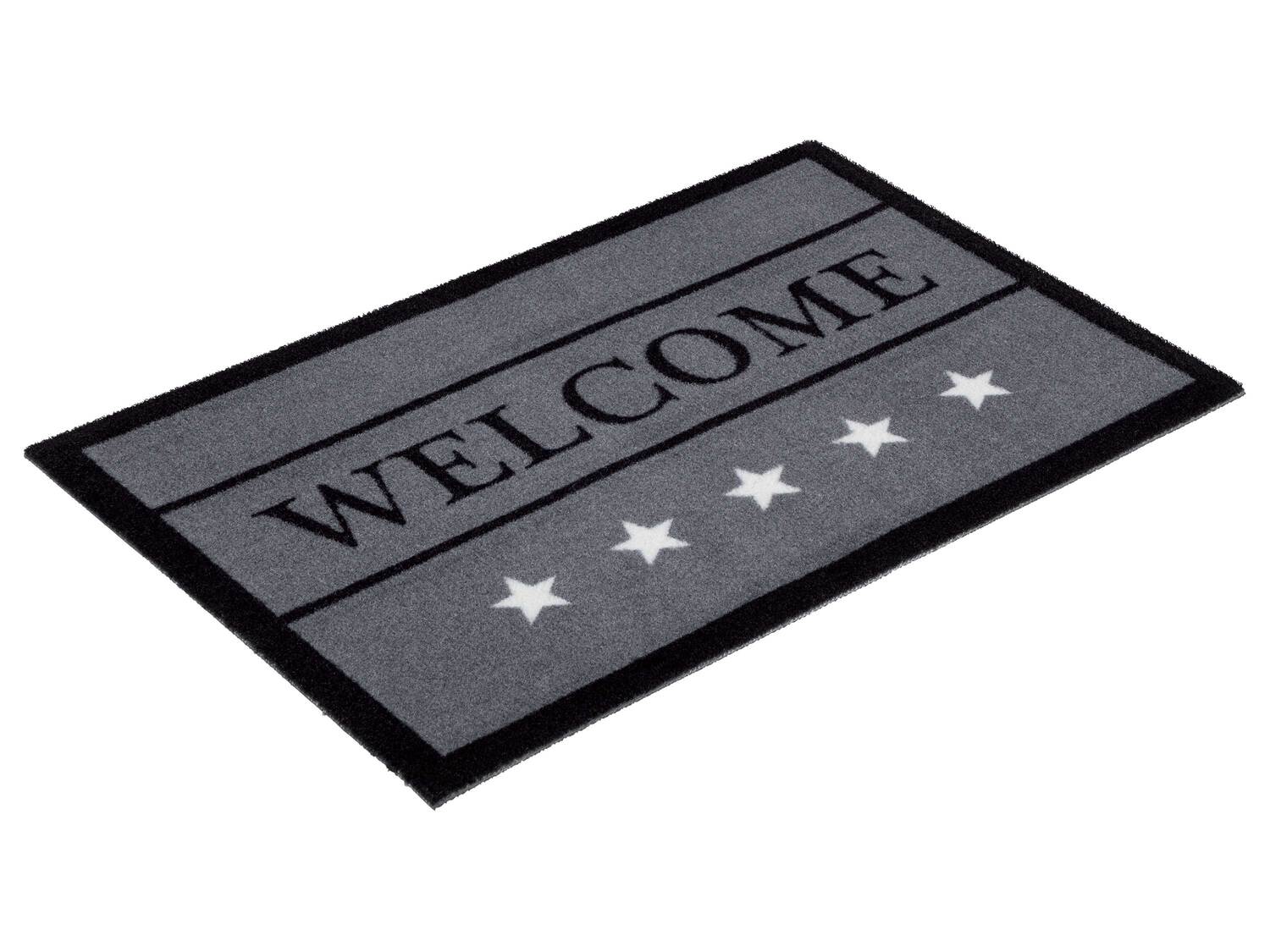 Tapis antipoussière , le prix 2.99 €
- Env. 40 x 60 cm
- Ex. 100 % polyamide
- ...