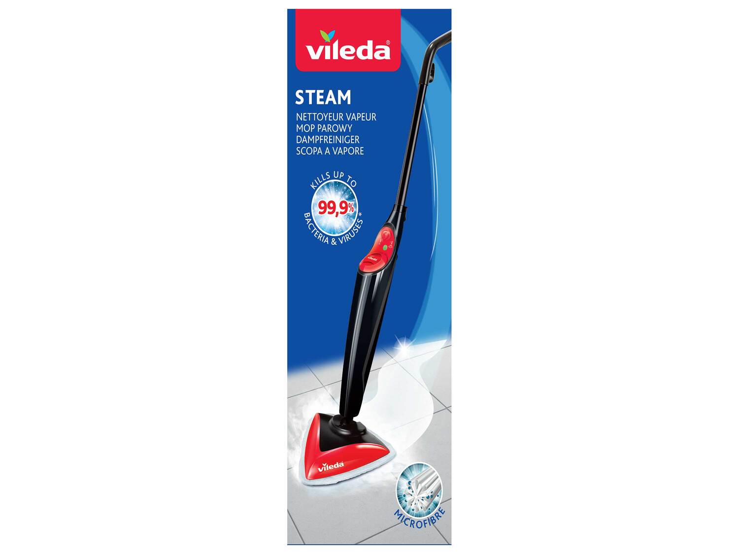 Nettoyeur vapeur , le prix 59.99 €
- 1 550 W
- Env. 400 ml
- Sans détergent
- ...