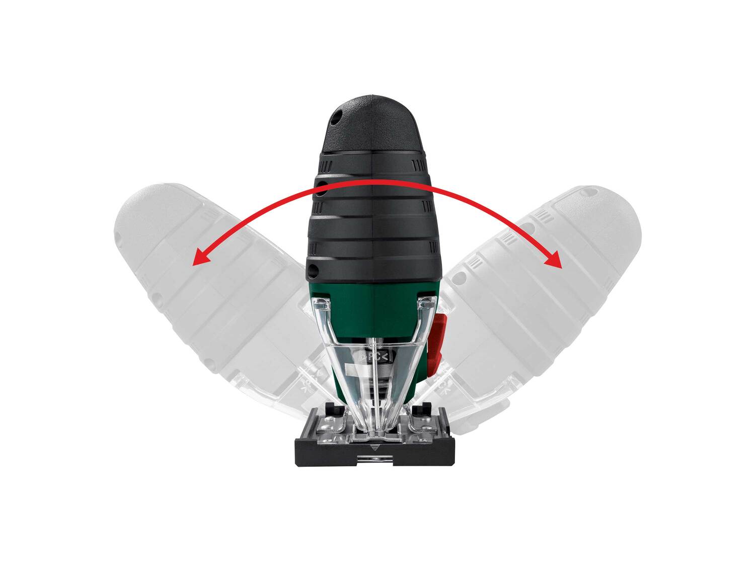 Scie sauteuse sans fil , le prix 24.99 €
- Mouvement pendulaire réglable sur ...