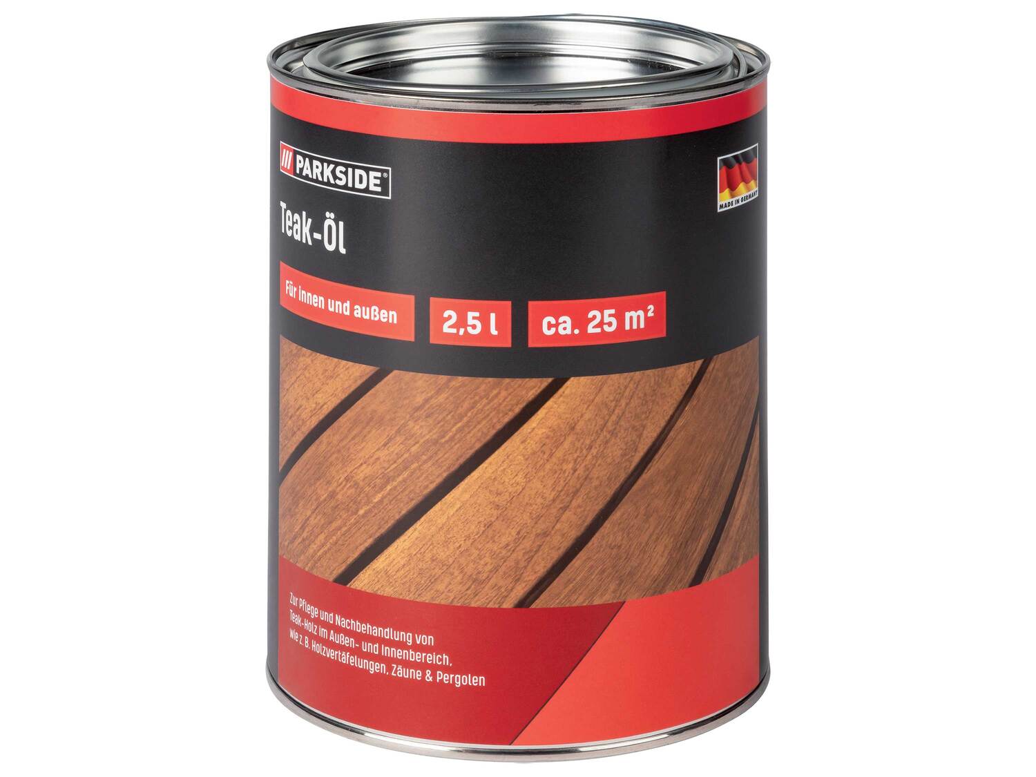 Huile pour bois , le prix 9.99 €
- Env. 2,5 L, pour env. 25 m² avec une seule ...