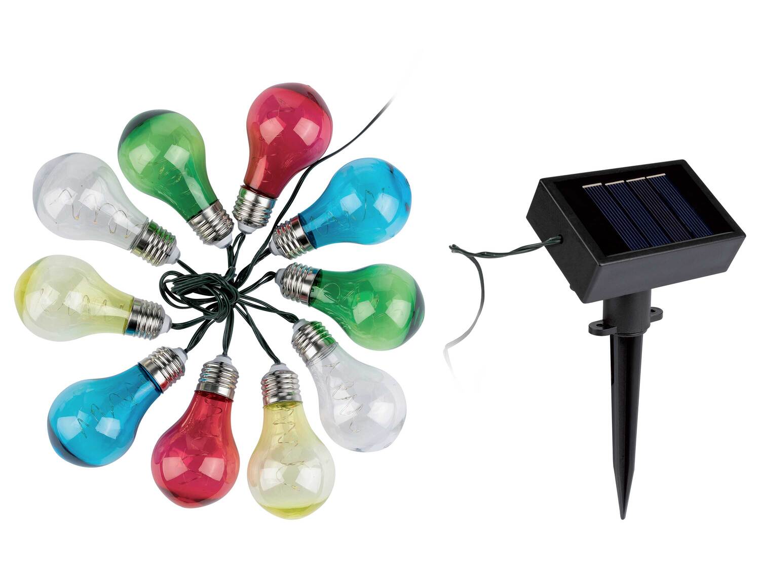 Guirlande lumineuse solaire , le prix 9.99 €
- S'allume automatiquement ...