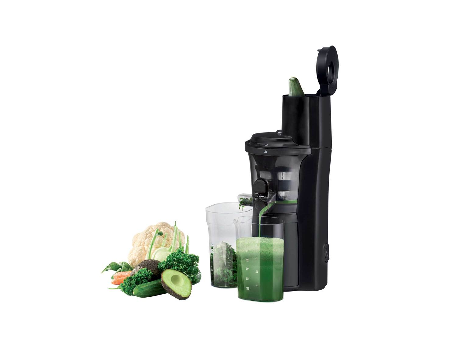 Extracteur de jus , le prix 49.99 €
- 300 W
- Env. 60 tr/min
- Ouverture extra ...