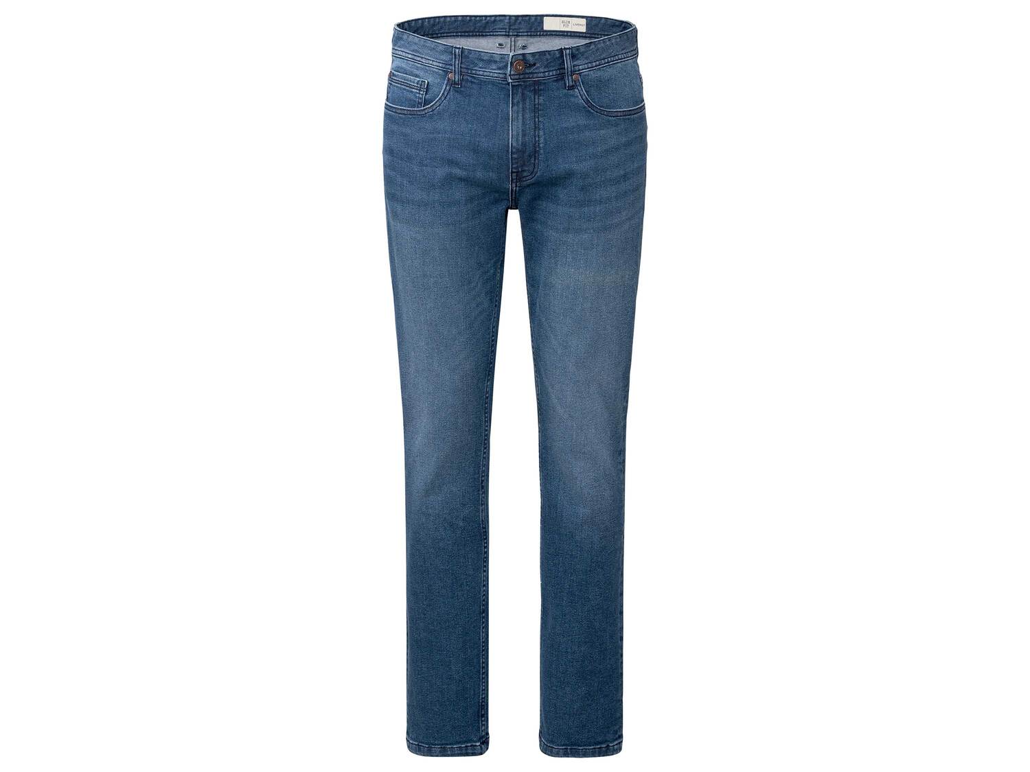 Jean , le prix 11.99 € 
- Du 38 au 48 selon modèle
- Ex. 98 % coton et 2 % ...