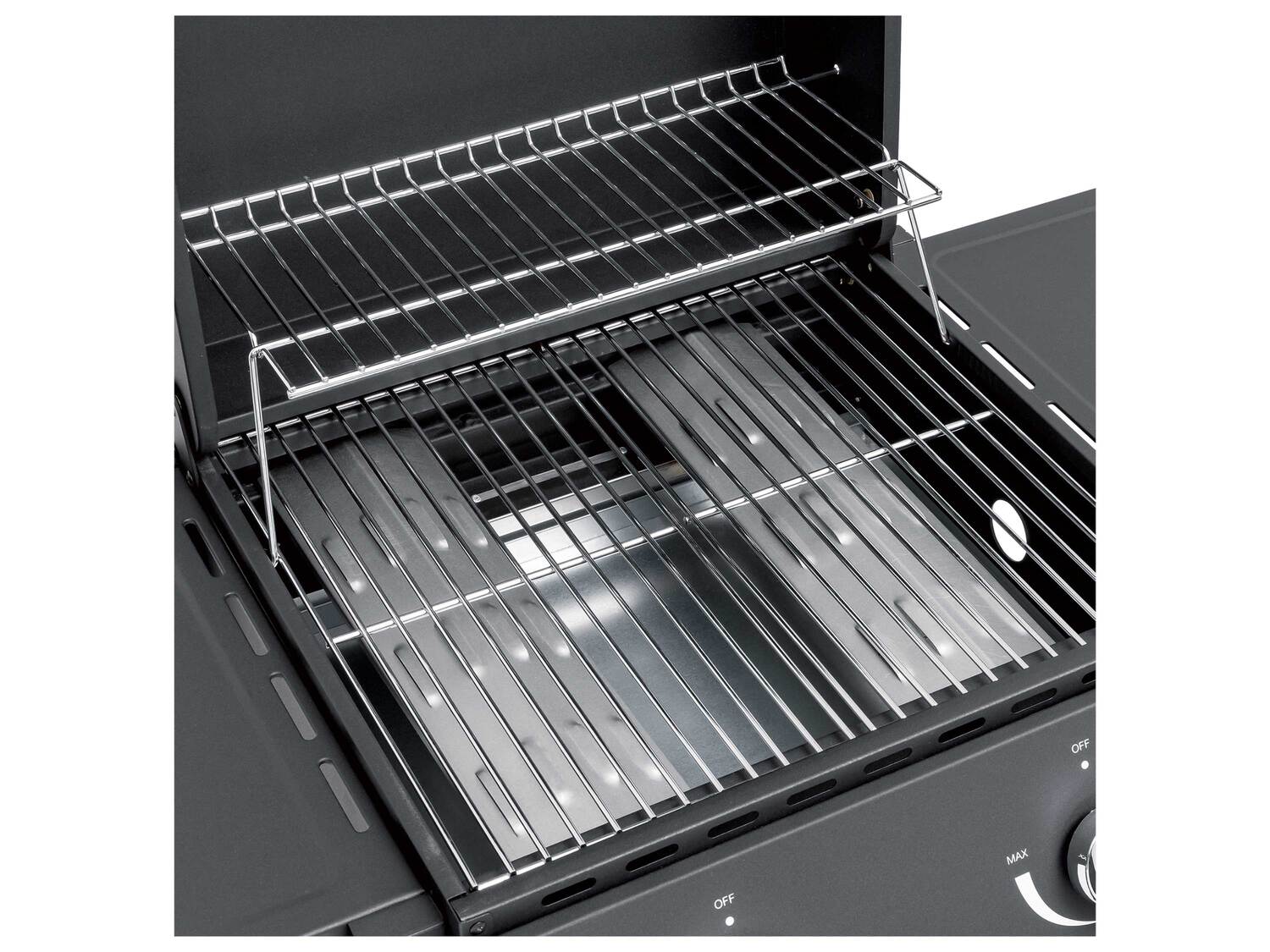 Barbecue à gaz à 2 brûleurs , le prix 119.00 €
- Env. 93 x 95 x 53 cm (l ...