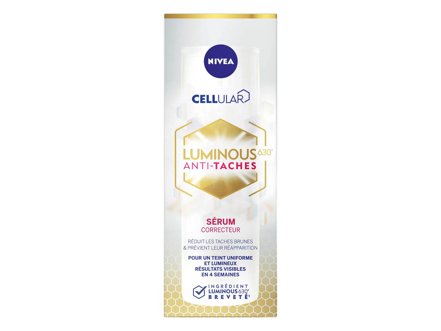 Nivea Luminous 630 , le prix 8.92 €
- Au choix : soin de jour ou sérum visage