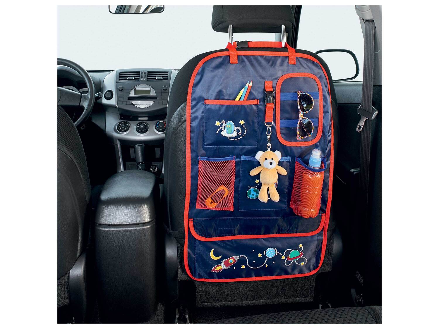 Organiseur de siège auto , le prix 3.99 €
- Env. 65 x 40 cm
- Facile à installer ...