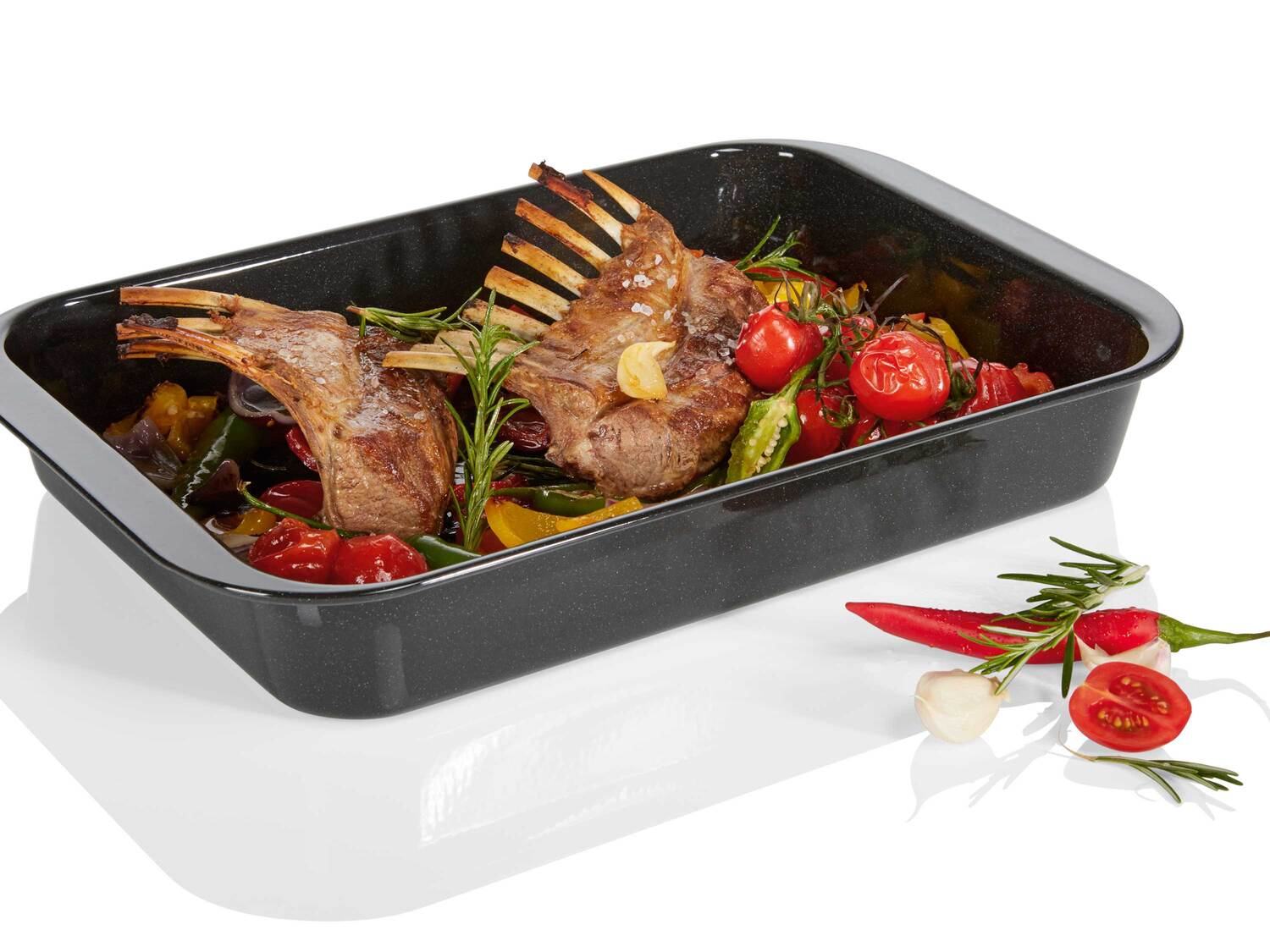 Plat à four , le prix 8.99 €
- Au choix :
- Env. 28,5 x 23 x 3,7 cm (L x l ...