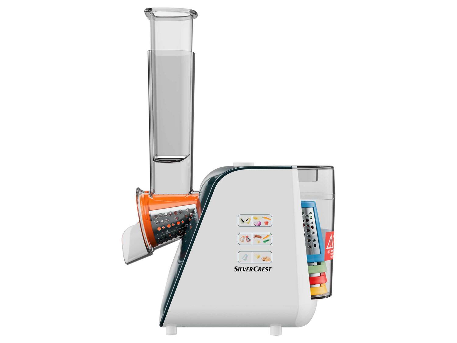 Râpe à légumes électrique , le prix 24.99 €
- 150 W
- 5 en 1 :
- ...
