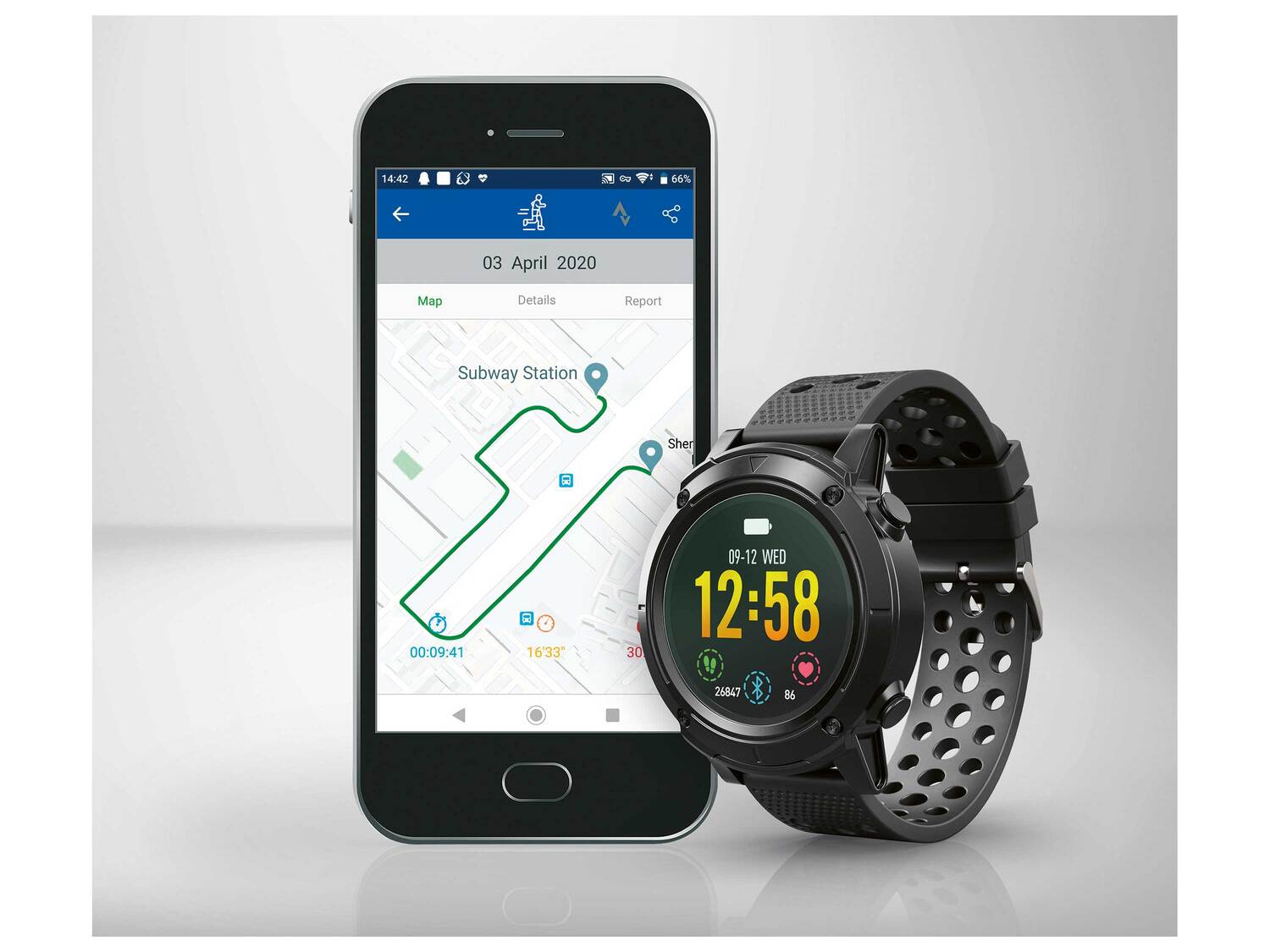 Montre fitness connectée , le prix 59.99 €
- Autonomie en veille pouvant ...