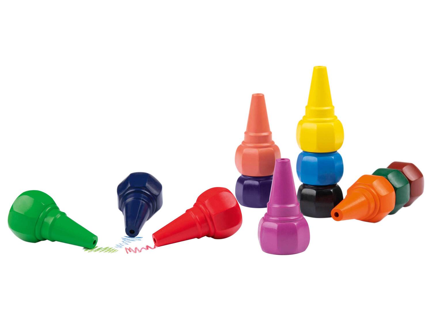 Crayons à la cire , le prix 1.59 €
- Au choix :
- Lot de 10
- Lot de 12