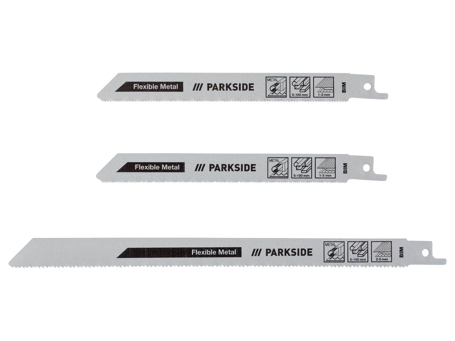 Lames de scie sabre , le prix 2.99 €
- Au choix :
- Universel : set de 3
- ...